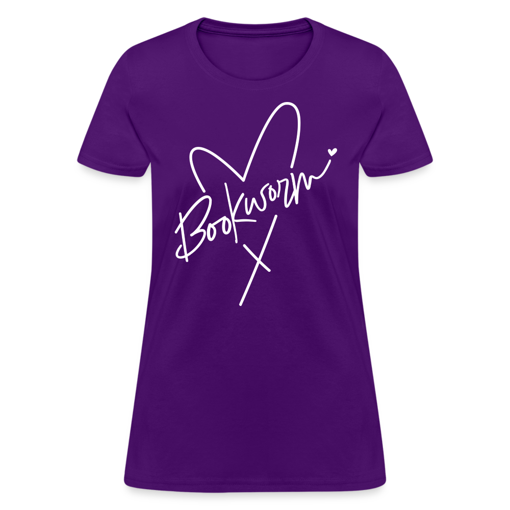 Bookworm Women's T-Shirt - purple