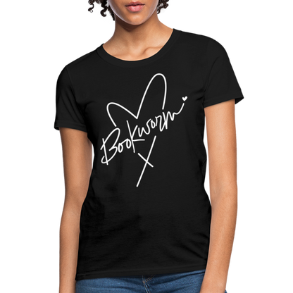 Bookworm Women's T-Shirt - black