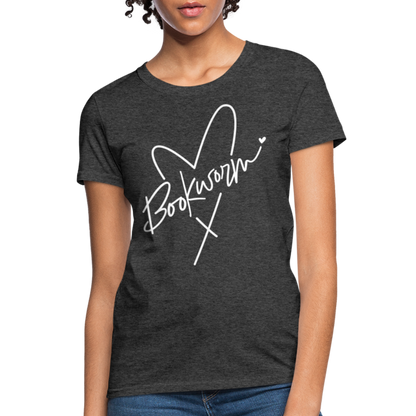 Bookworm Women's T-Shirt - heather black