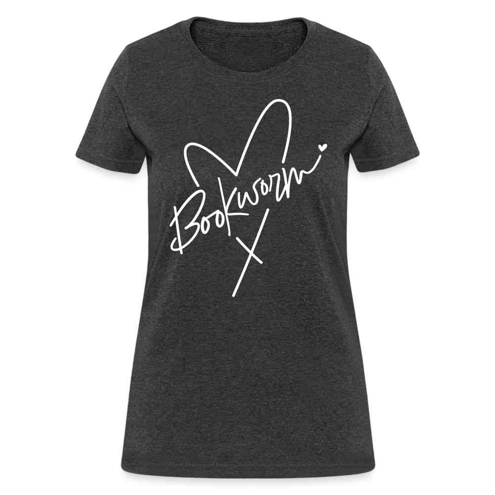 Bookworm Women's T-Shirt - heather black