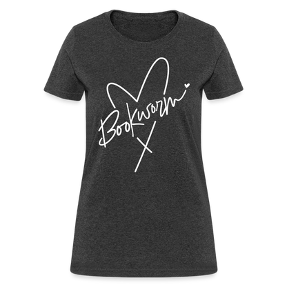 Bookworm Women's T-Shirt - heather black