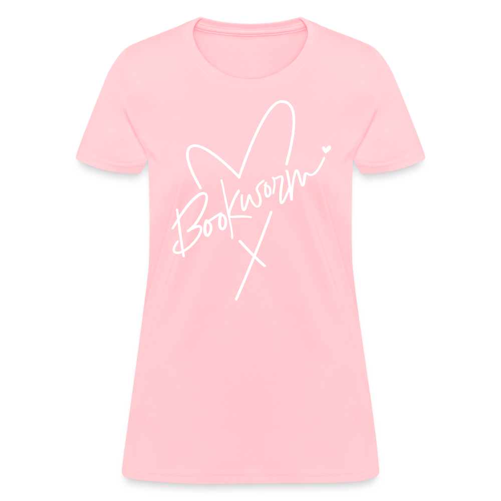 Bookworm Women's T-Shirt - pink