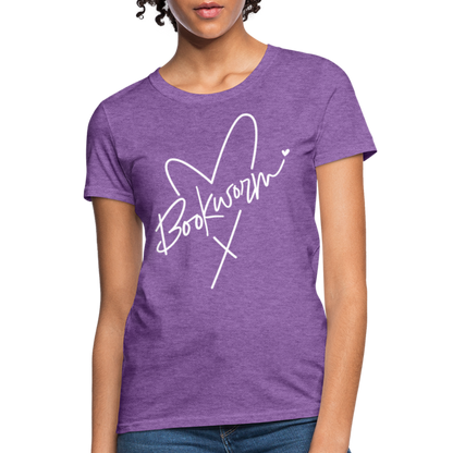 Bookworm Women's T-Shirt - purple heather