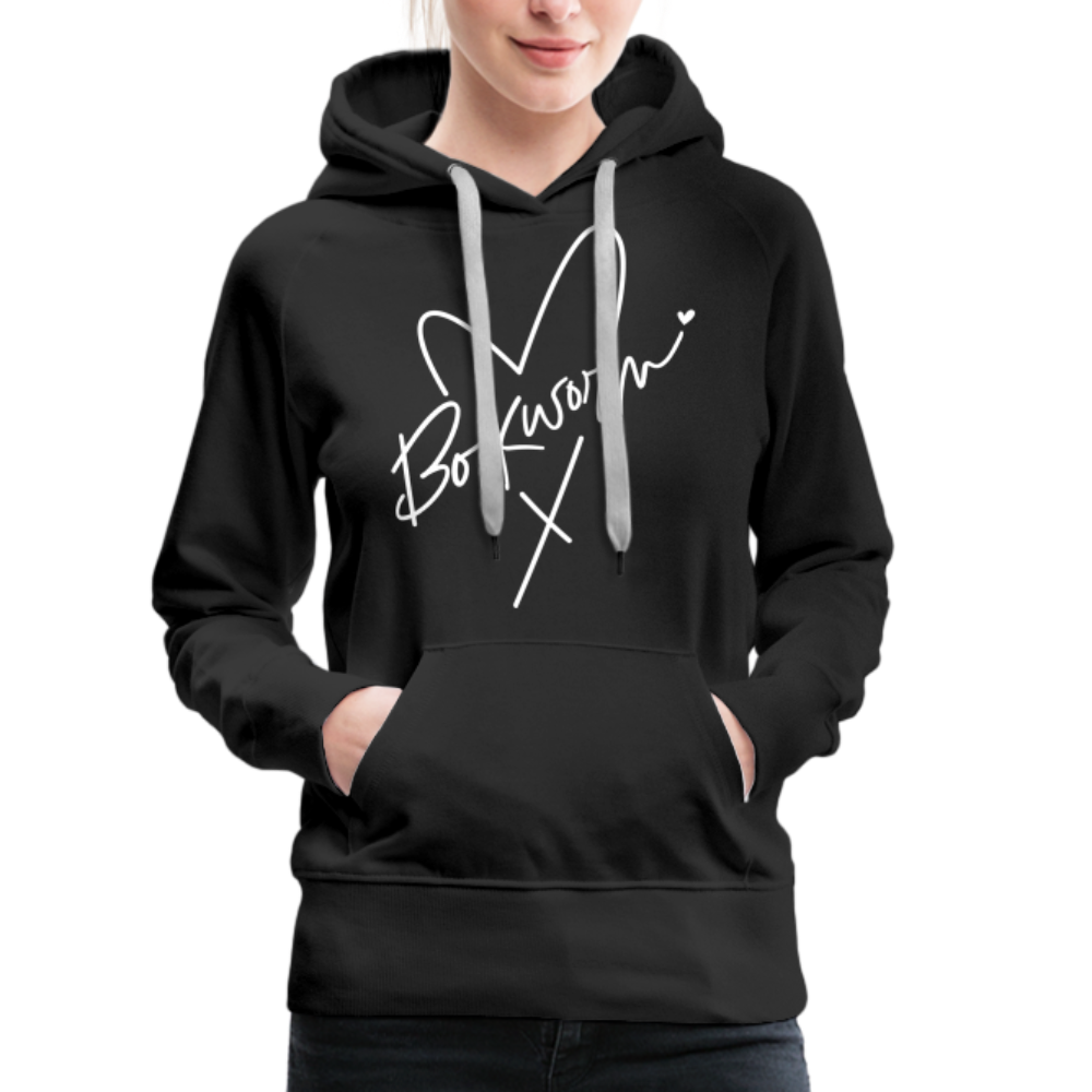 Bookworm : Women’s Premium Hoodie - black