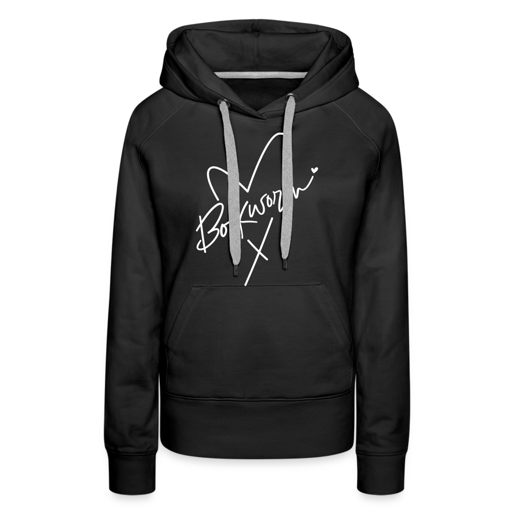Bookworm : Women’s Premium Hoodie - black