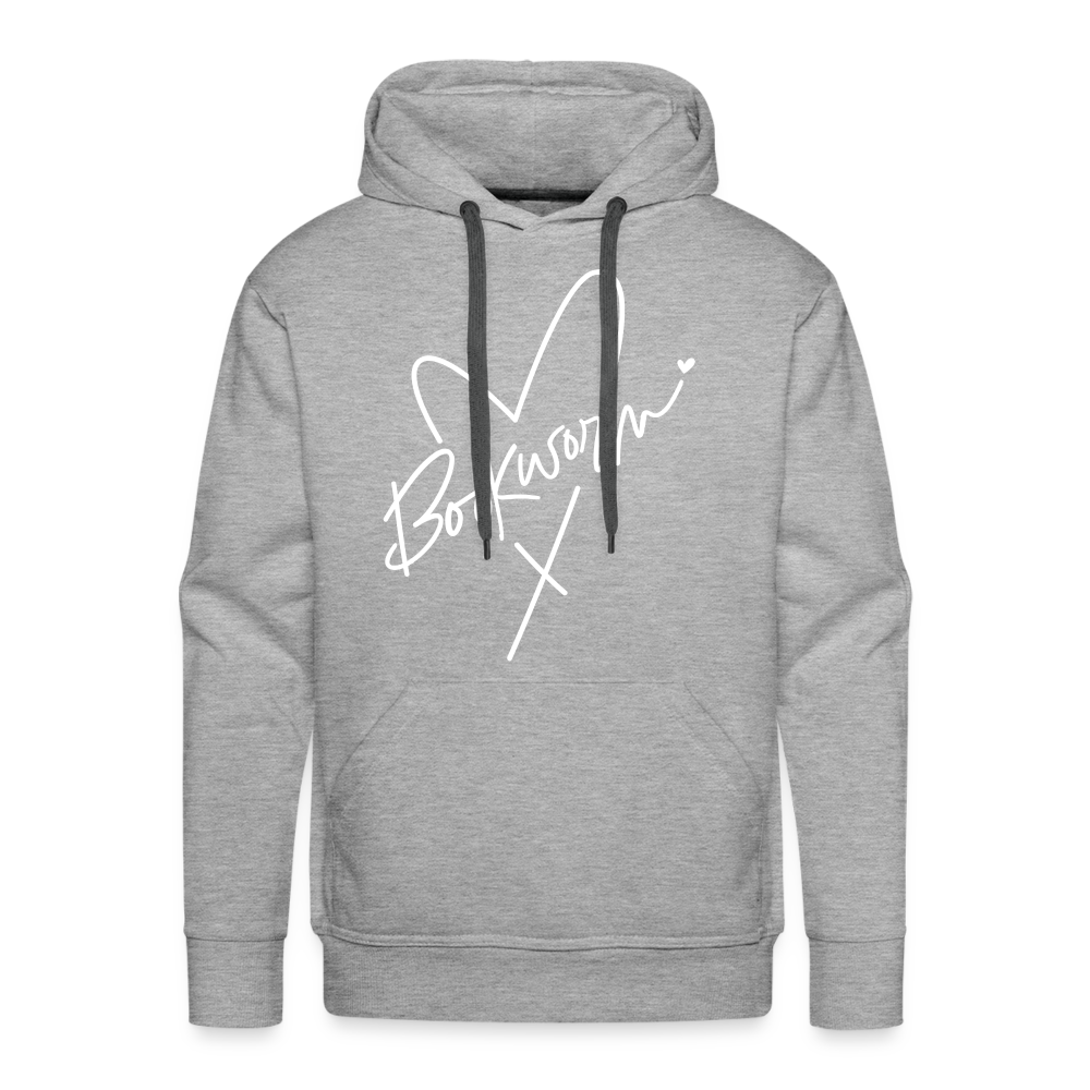 Bookworm : Men’s Premium Hoodie - heather grey