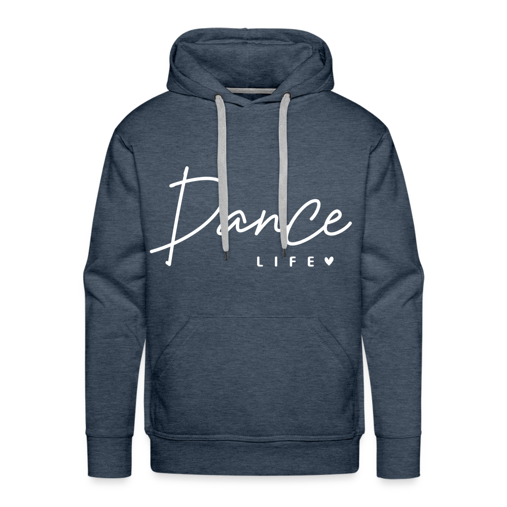 Dance Life : Men’s Premium Hoodie - heather denim