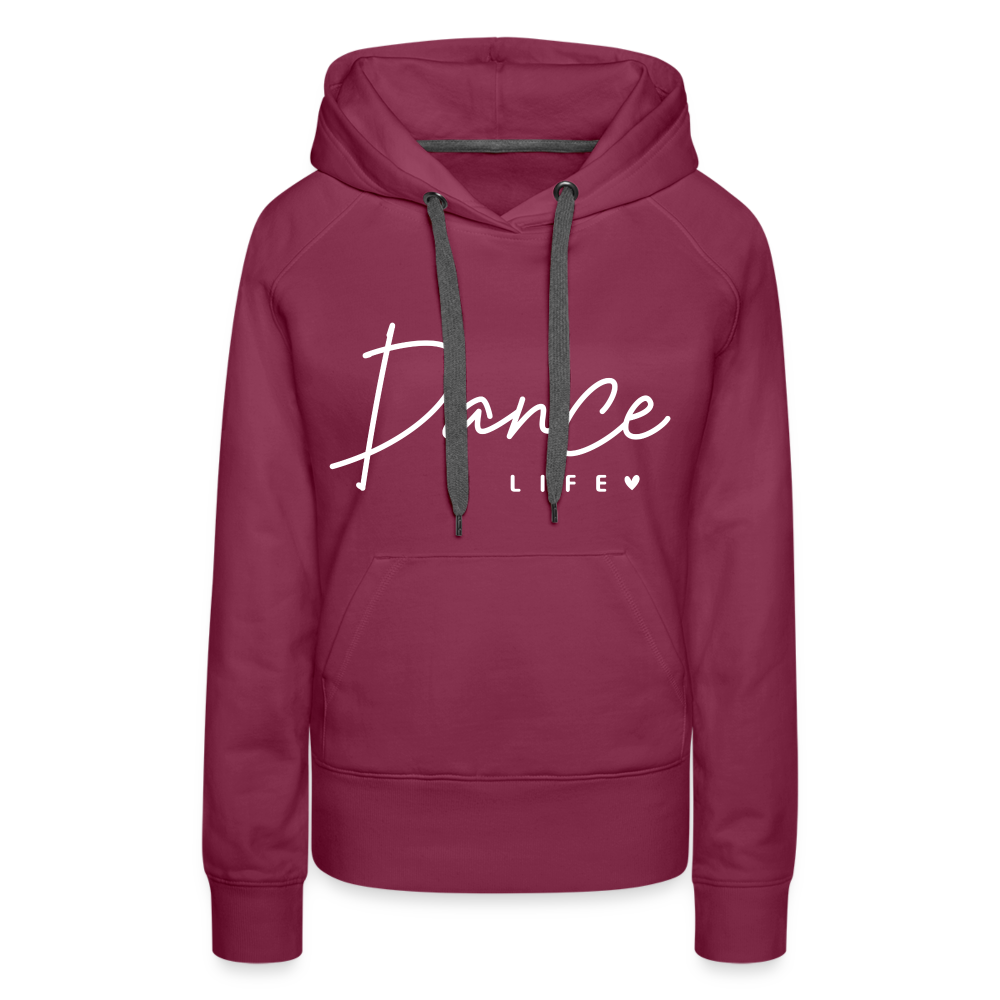Dance Life : Women’s Premium Hoodie - burgundy