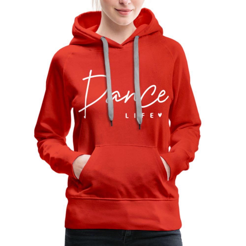 Dance Life : Women’s Premium Hoodie - red