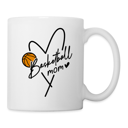 Basketball Mom : Coffee Mug - white