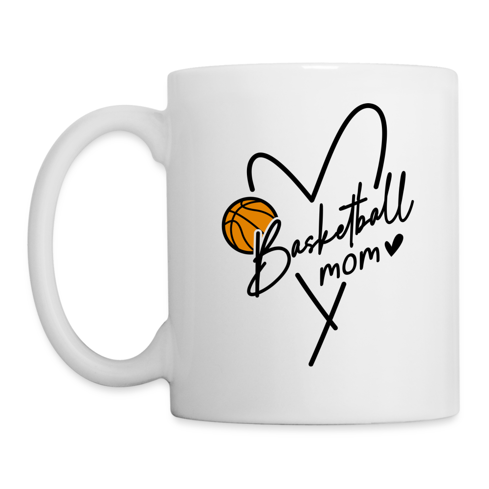 Basketball Mom : Coffee Mug - white