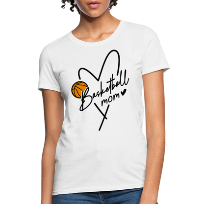 Basketball Mom : Women's T-Shirt - white