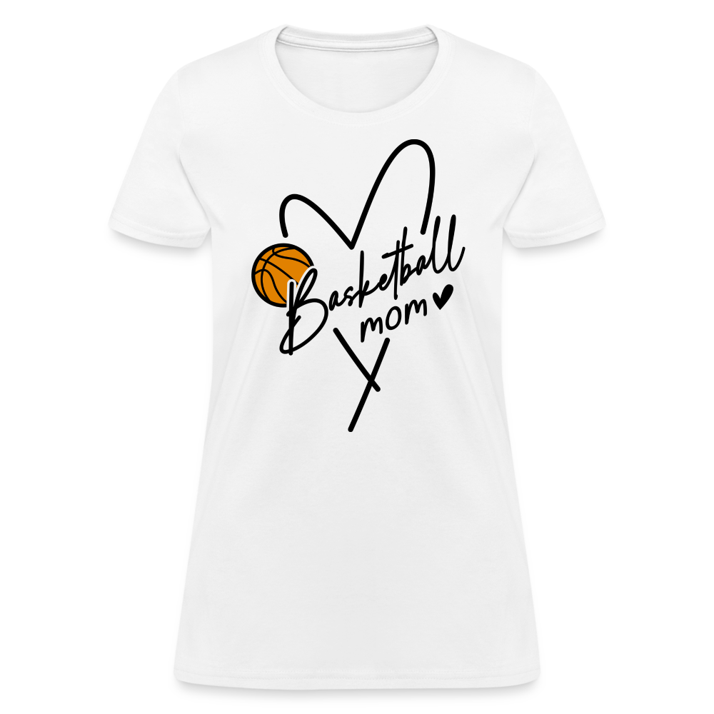 Basketball Mom : Women's T-Shirt - white