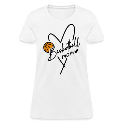 Basketball Mom : Women's T-Shirt - white