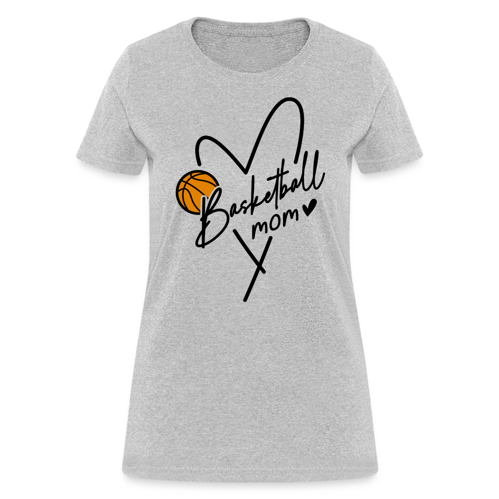 Basketball Mom : Women's T-Shirt - heather gray