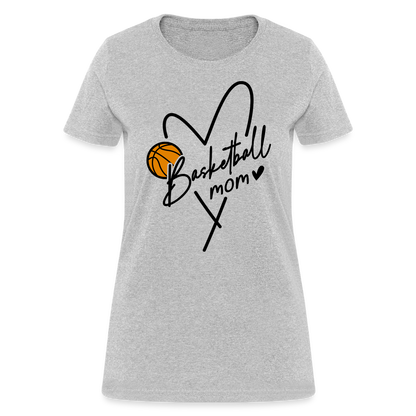 Basketball Mom : Women's T-Shirt - heather gray