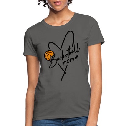 Basketball Mom : Women's T-Shirt - charcoal