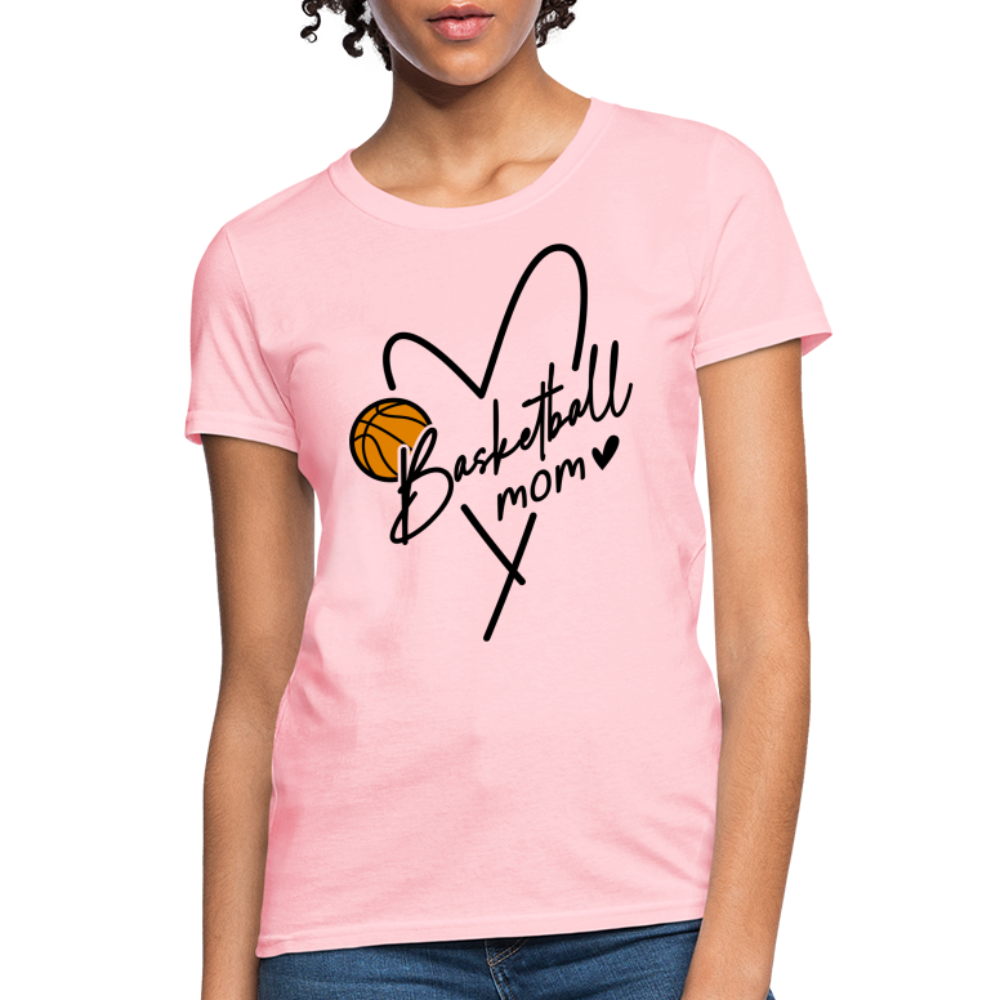 Basketball Mom : Women's T-Shirt - pink