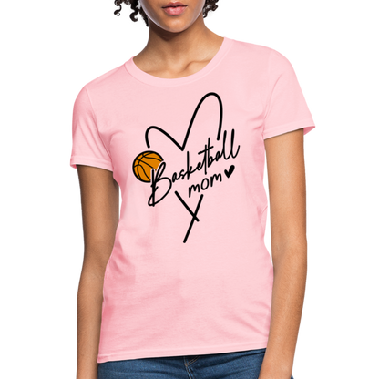 Basketball Mom : Women's T-Shirt - pink