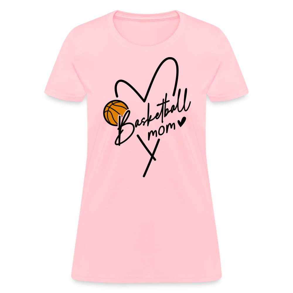 Basketball Mom : Women's T-Shirt - pink