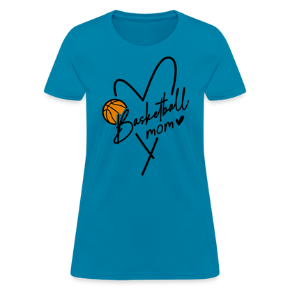 Basketball Mom : Women's T-Shirt - turquoise