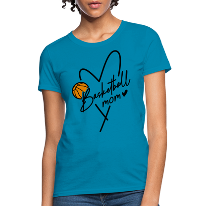 Basketball Mom : Women's T-Shirt - turquoise