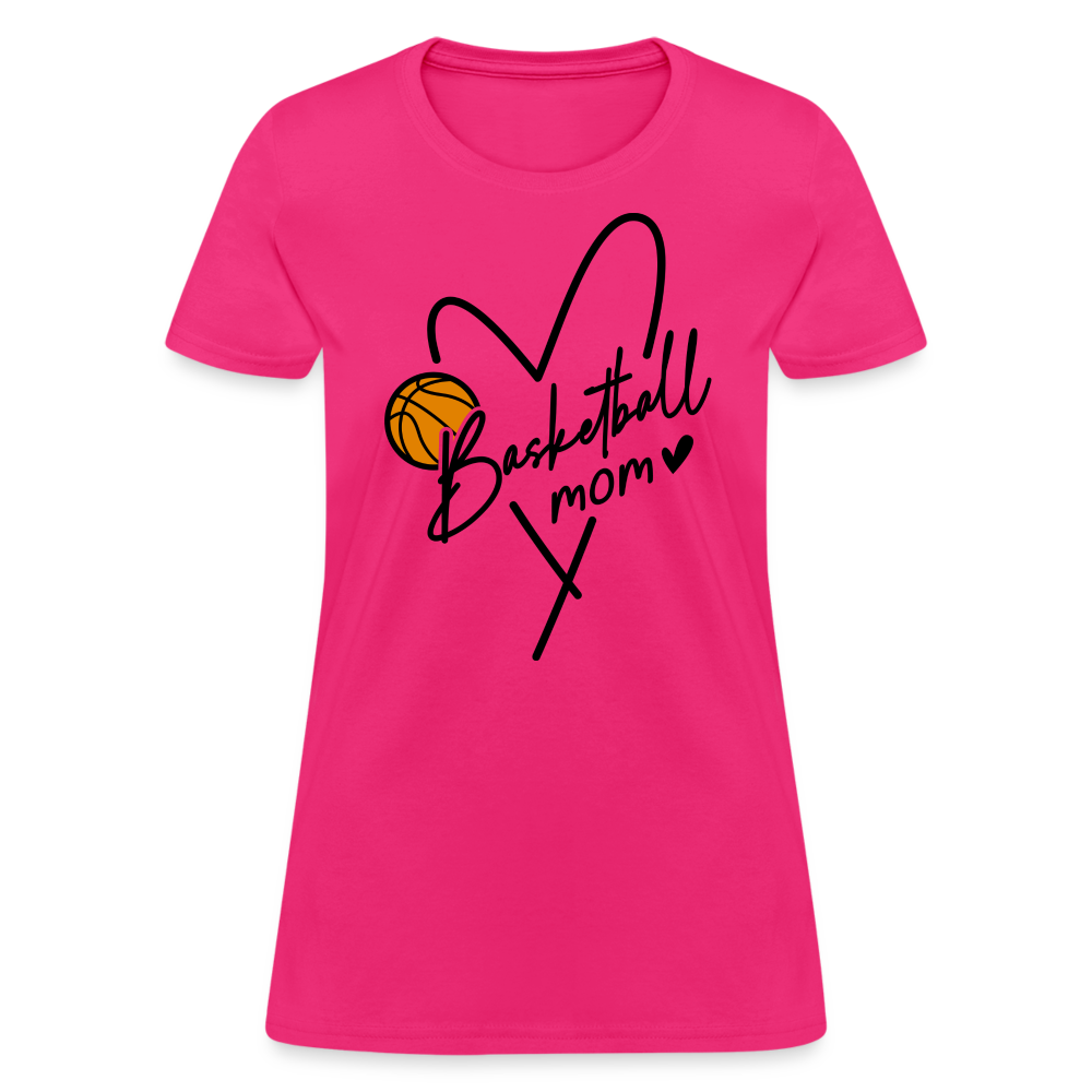 Basketball Mom : Women's T-Shirt - fuchsia