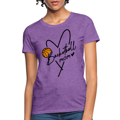 Basketball Mom : Women's T-Shirt - purple heather