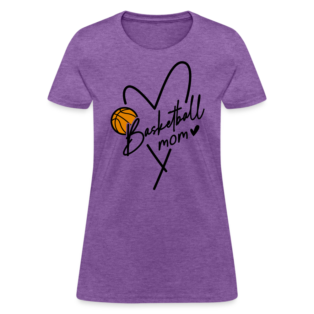 Basketball Mom : Women's T-Shirt - purple heather