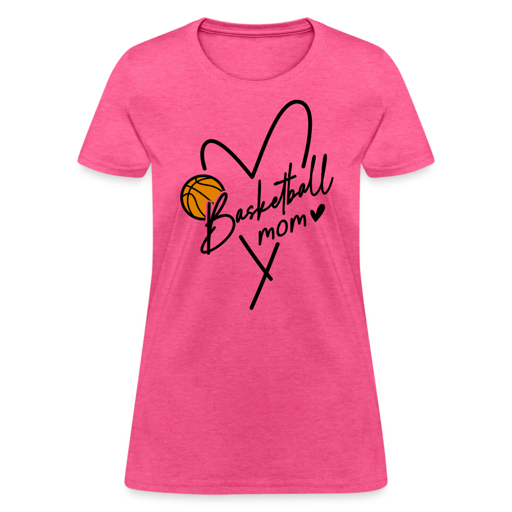 Basketball Mom : Women's T-Shirt - heather pink