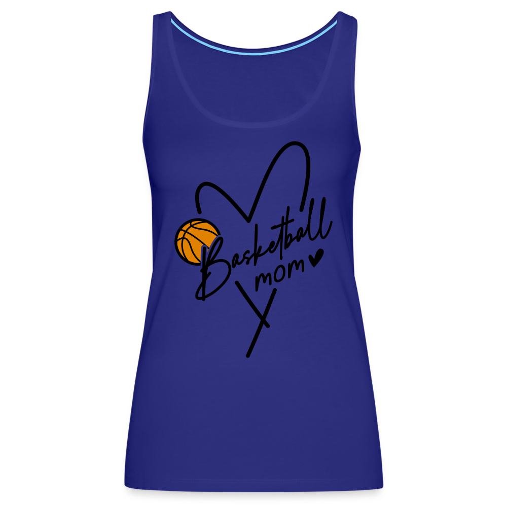 Basketball Mom : Women’s Premium Tank Top - royal blue