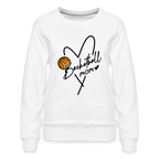 Basketball Mom : Women’s Premium Sweatshirt