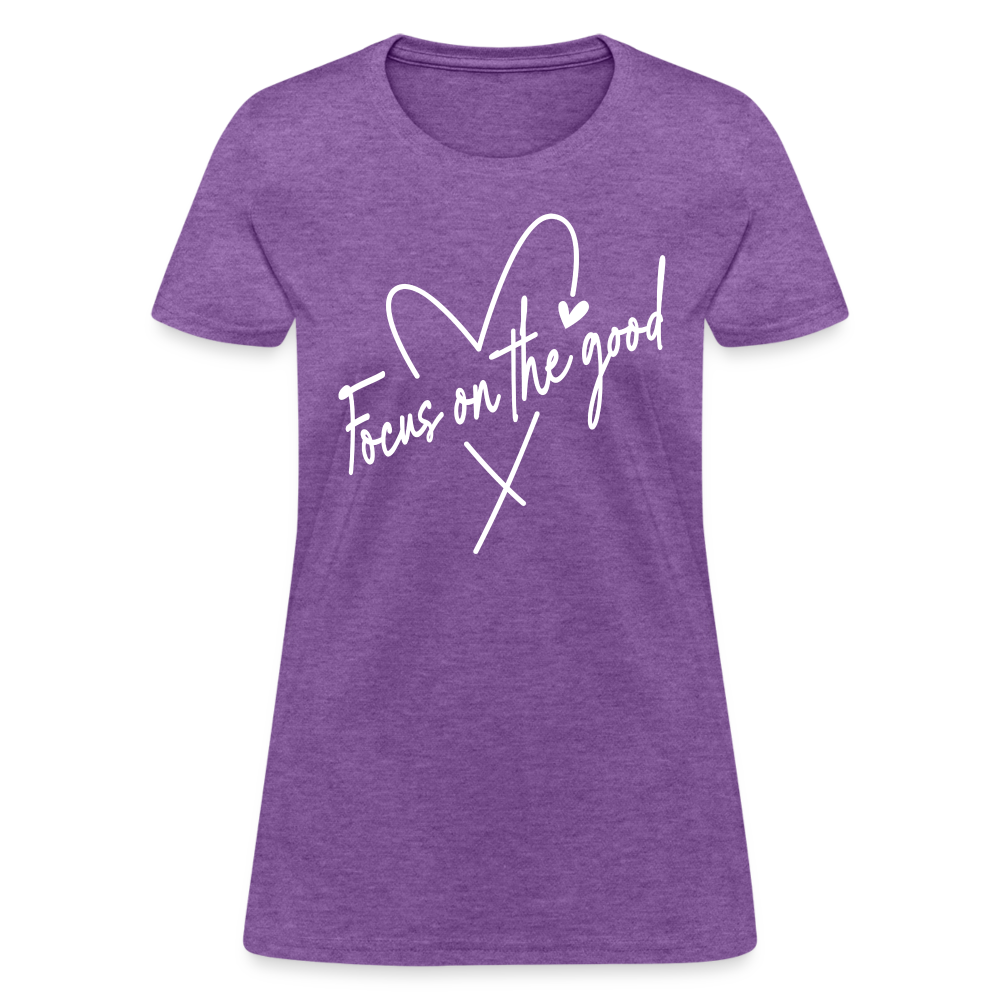 Focus on the Good : Women's T-Shirt - purple heather