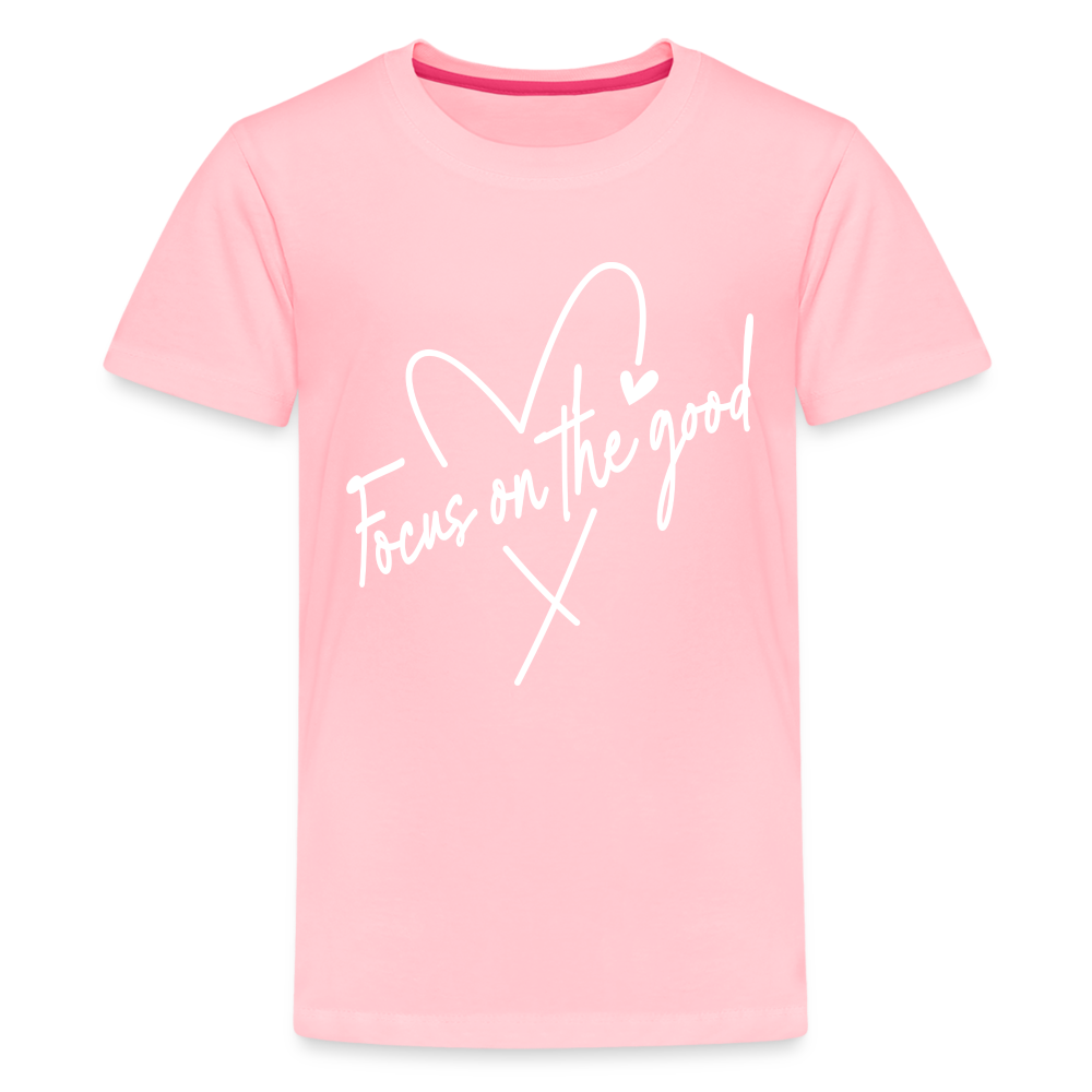 Focus on the Good : Kids' Premium T-Shirt - pink