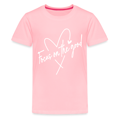 Focus on the Good : Kids' Premium T-Shirt - pink