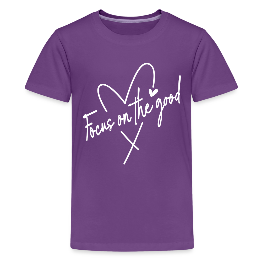 Focus on the Good : Kids' Premium T-Shirt - purple