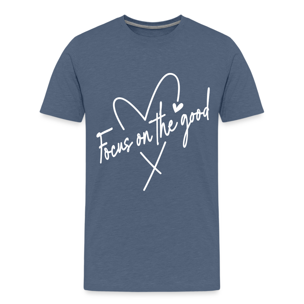 Focus on the Good : Kids' Premium T-Shirt - heather blue