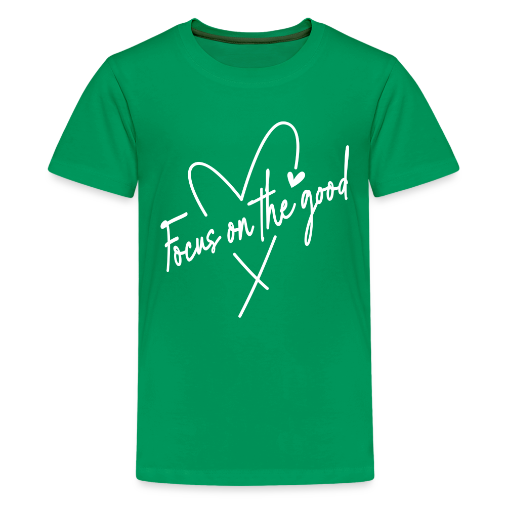 Focus on the Good : Kids' Premium T-Shirt - kelly green