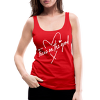 Focus on the Good : Women’s Premium Tank Top (White Letters)