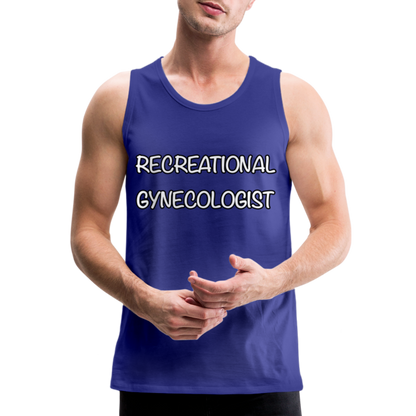 Recreational Gynecologist : Men’s Premium Tank - royal blue