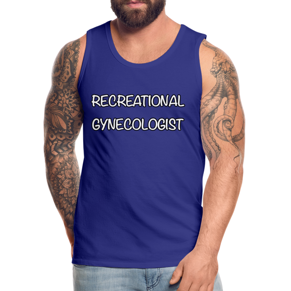 Recreational Gynecologist : Men’s Premium Tank - royal blue