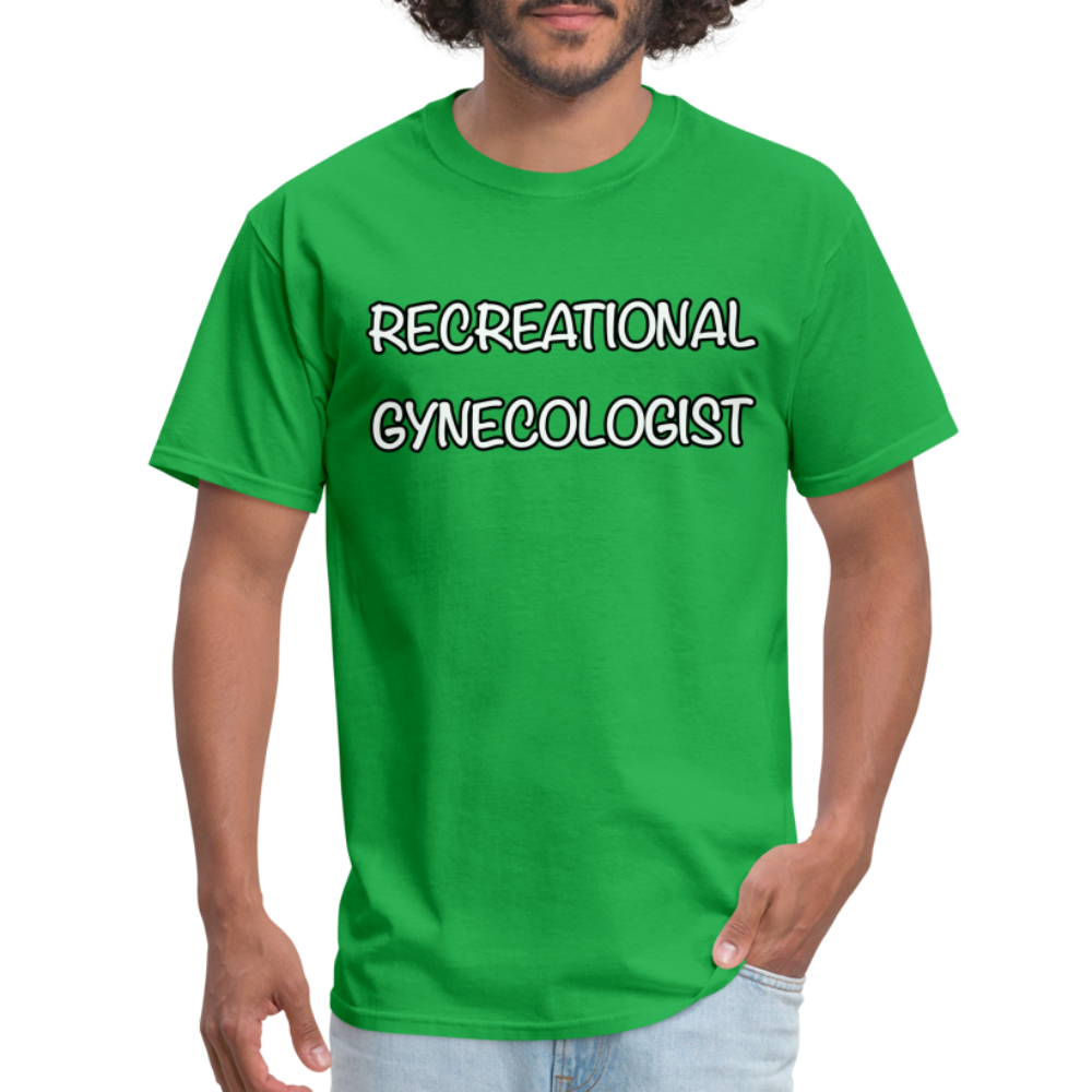 Recreational Gynecologist T-Shirt - bright green