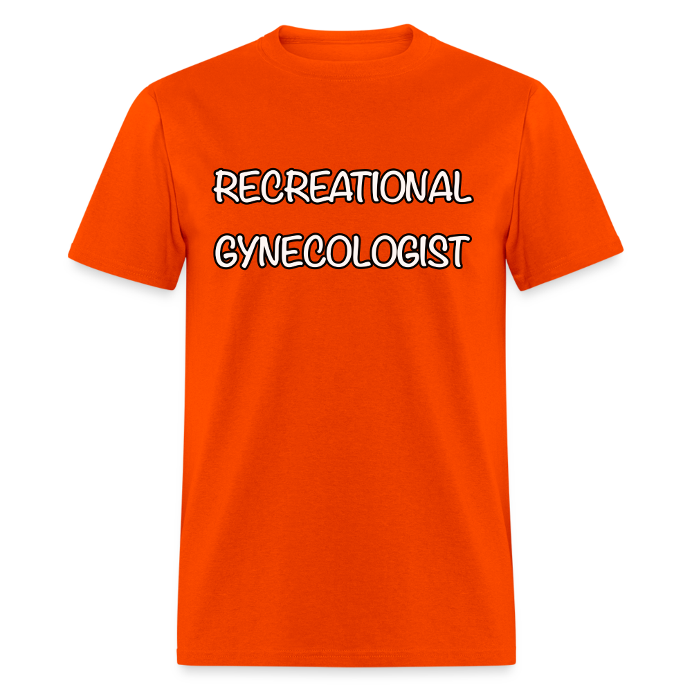 Recreational Gynecologist T-Shirt - orange