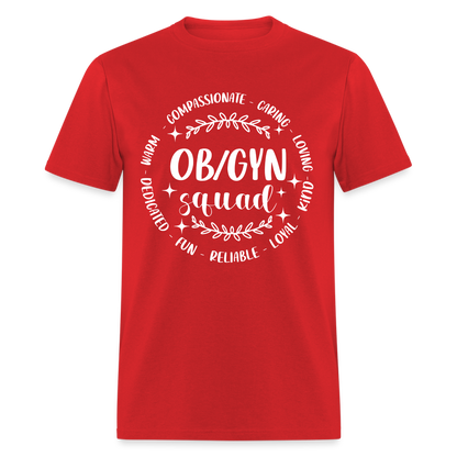 OBGYN Squad T-Shirt (Gynecology) - red