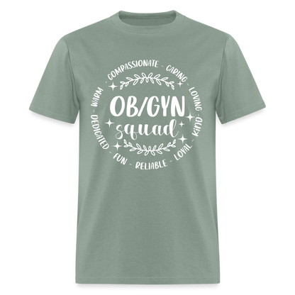 OBGYN Squad T-Shirt (Gynecology) - sage