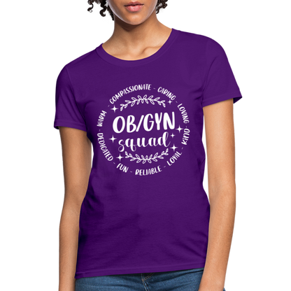 OBGYN Squad : Women's T-Shirt (Gynecology) - purple