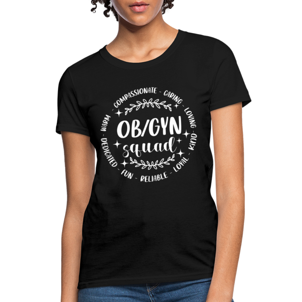 OBGYN Squad : Women's T-Shirt (Gynecology) - black