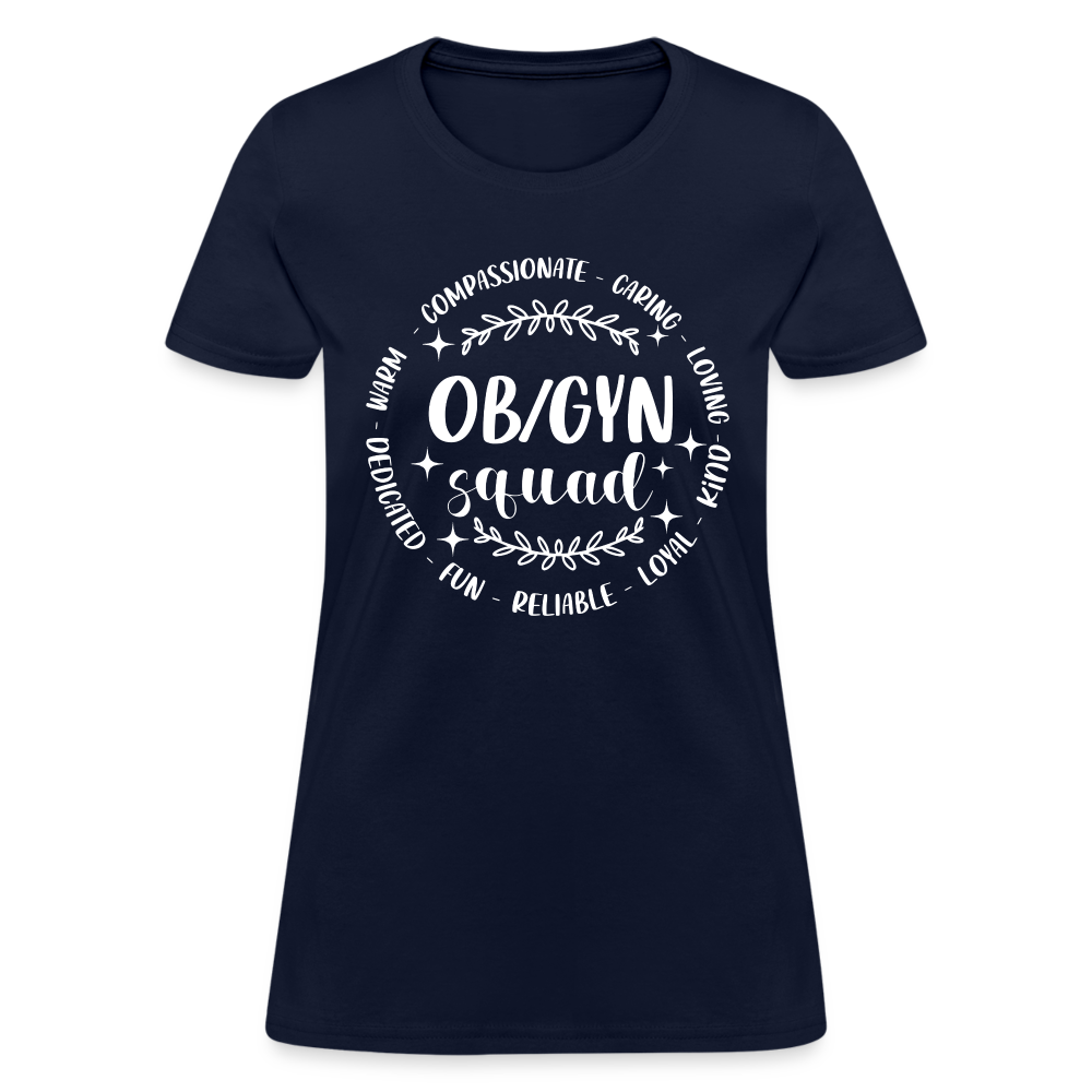 OBGYN Squad : Women's T-Shirt (Gynecology) - navy