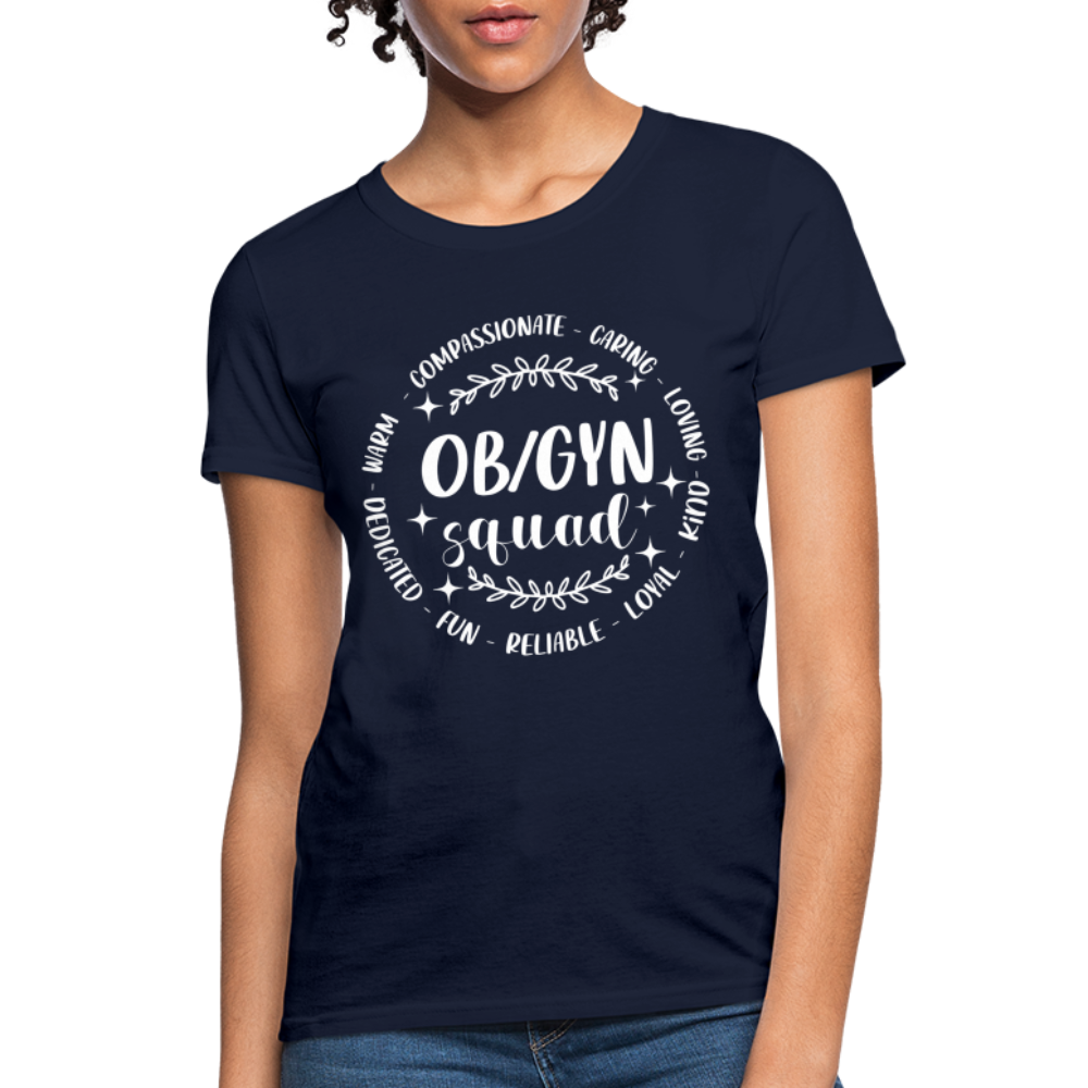 OBGYN Squad : Women's T-Shirt (Gynecology) - navy