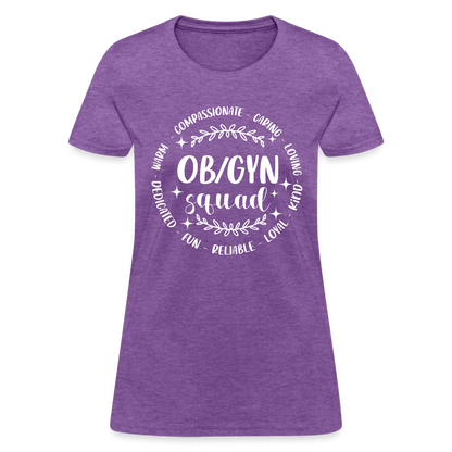 OBGYN Squad : Women's T-Shirt (Gynecology) - purple heather